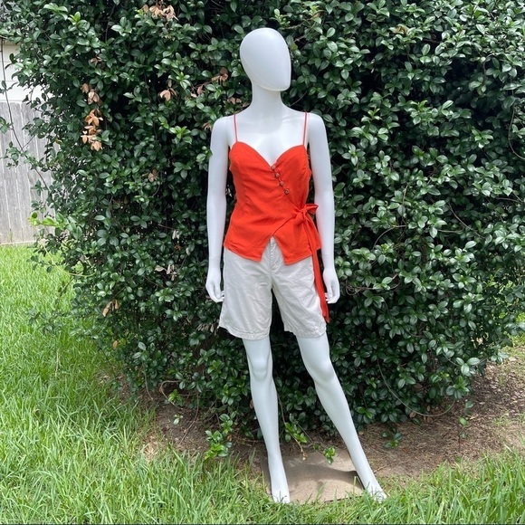 💋Tommy hilfiger khaki cargo utility outdoor shorts - Picture 2 of 9